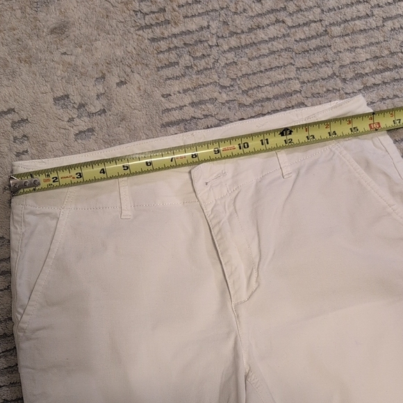 LOFT White Straight-Leg "The Slim" Pants - Picture 5 of 8